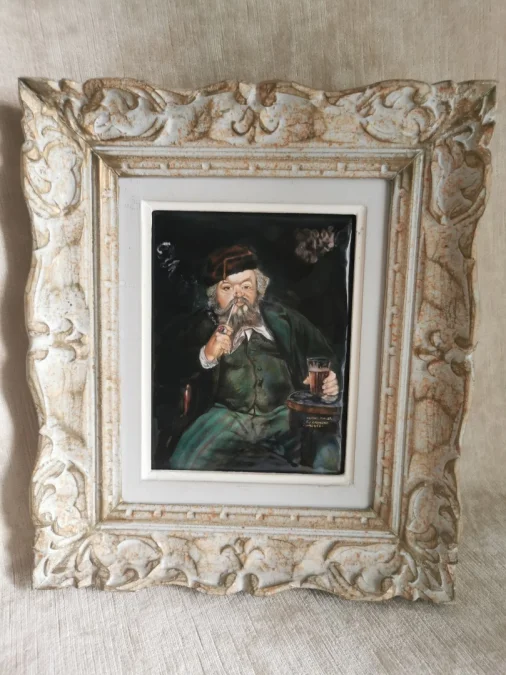 EMAILLE ILLUSTRATIE naar MANET door JF CARMONA