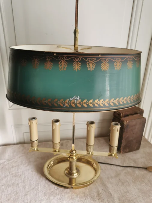 BOUILLOTTE-LAMPE IM FRANZÖSISCHEN RESTAURATIONSSTIL