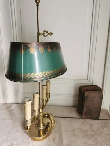 FRENCH RESTAURATION STYLE BOUILLOTTE LAMP