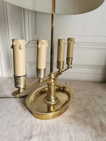 FRENCH RESTAURATION STYLE BOUILLOTTE LAMP