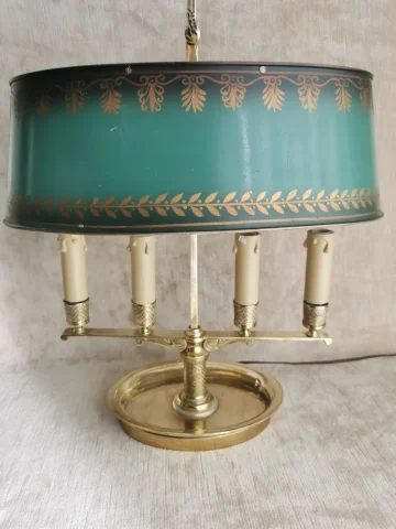 FRENCH RESTAURATION STYLE BOUILLOTTE LAMP