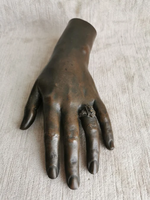 BRONZE HAND signiert BARBEDIENNE