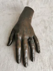BRONZE HAND signiert BARBEDIENNE