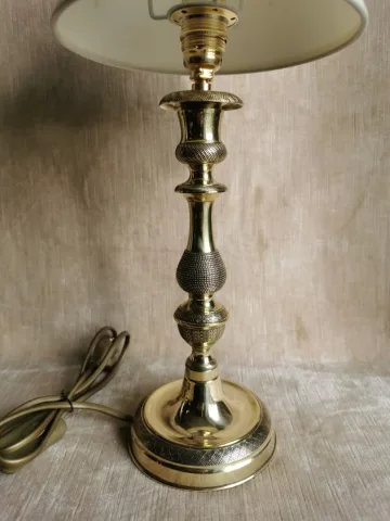PAAR LOUIS PHILIPPE KANDELAARS OMGEZET IN LAMPEN