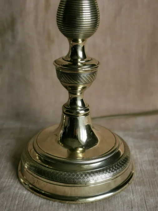 PAAR LOUIS PHILIPPE KANDELAARS OMGEZET IN LAMPEN