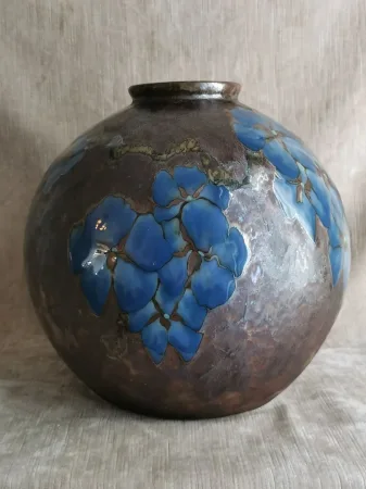 Exceptionnel vase par Camille Tharaud  Limoge France