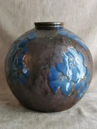 Exceptionnel vase par Camille Tharaud  Limoge France