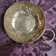Tastevin en argent massif avec Ecu argent 1713 Louis XIV