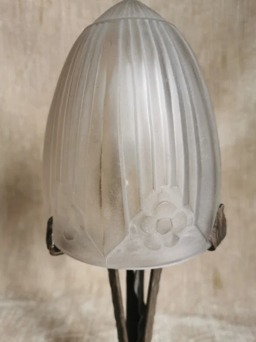 ART-DECO-ZEITLAMPE