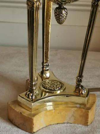 Ancienne lampe en bronze style Empire