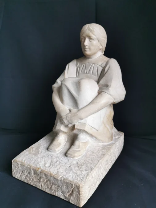 STEINSKULPTUR von Louis HERTIG