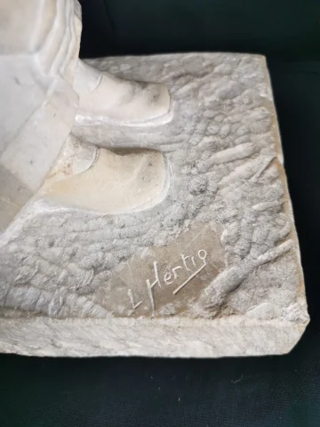 STONE SCULPTURE by Louis HERTIG