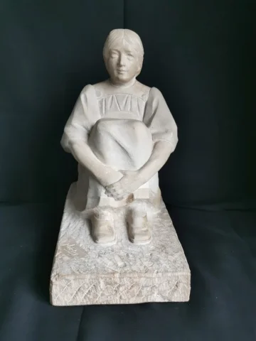 STONE SCULPTURE by Louis HERTIG