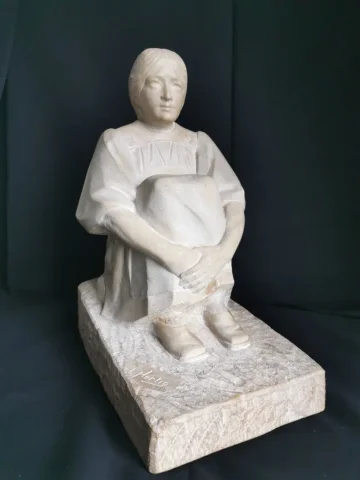 STONE SCULPTURE by Louis HERTIG