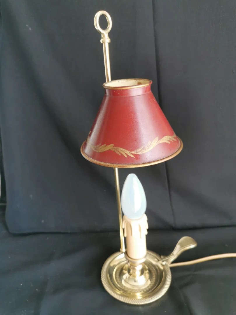 LAMPADA BOUILLOTTE IN BRONZO