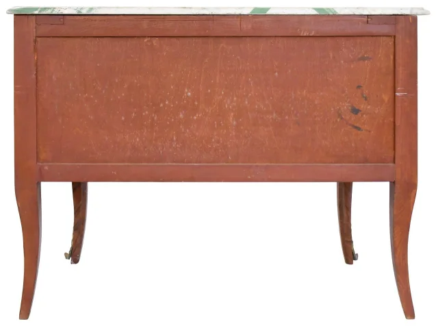 Louis XV style commode with Vernis Martin decoration depicting a galant scene — Good condition