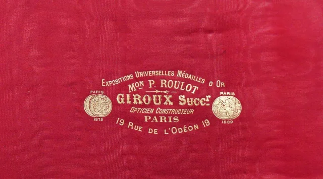 Coffret d'ophtalmologiste Maison P ROULOT, GIROUX , XIXe siècle — Bon état
