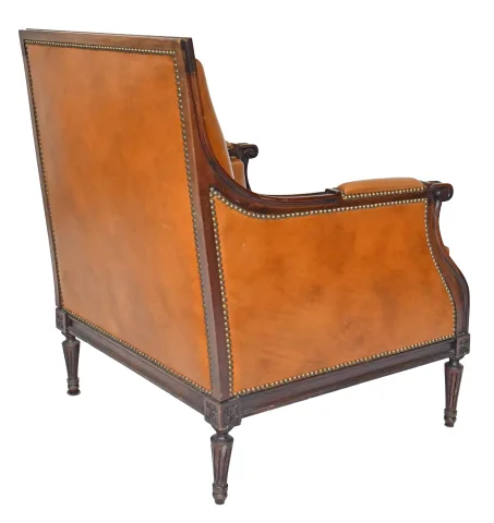 Paire de larges bergères de style Louis XVI — Très bon état