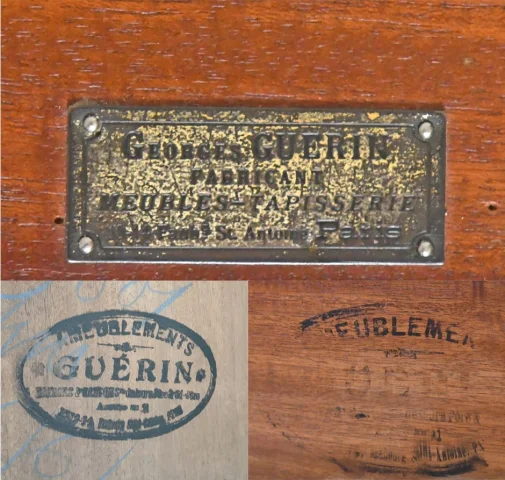 Bedroom suite in Louis XVI style, stamped Georges Guerin à Paris — Good condition