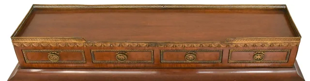 Louis XVI-style cylinder bureau in marquetry — Good condition