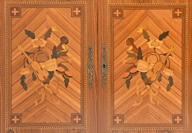 Secrétaire de style Transition en marqueterie — Bon état
