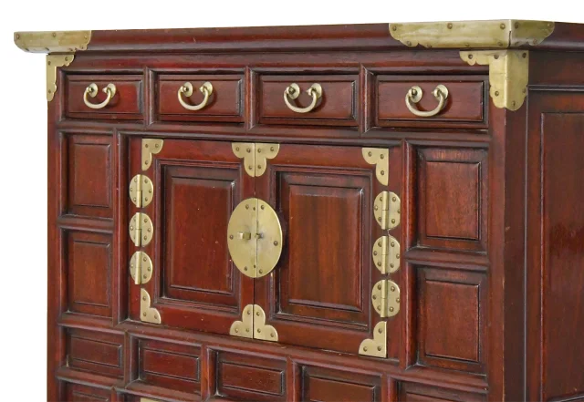 Cabinet coreano Tansu a altura de aparador — Buen estado