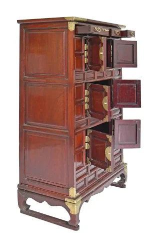 Cabinet coreano Tansu a altura de aparador — Buen estado