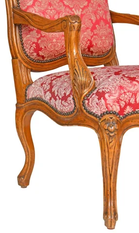 Paar Cabriolet-Sessel im Stil Louis XV — Sehr guter Zustand