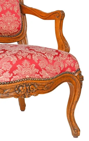 Paar Cabriolet-Sessel im Stil Louis XV — Sehr guter Zustand