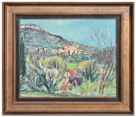 Robert SAVARY (1920–2000) Öl auf Leinwand, eine provenzalische Landschaft darstellend