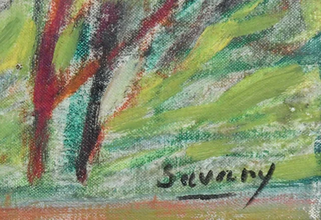 Robert SAVARY (1920–2000) Öl auf Leinwand, eine provenzalische Landschaft darstellend — Sehr guter Zustand