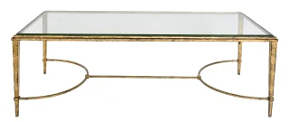 Couchtisch aus Eisen von Roger Thibier (1926–2001) für das Haus Ramsay