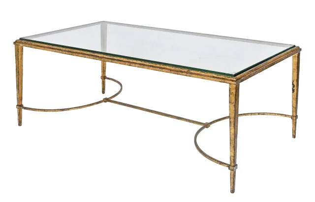 Couchtisch aus Eisen von Roger Thibier (1926–2001) für das Haus Ramsay — Guter Zustand