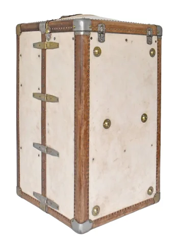 Antieke reiskoffer-kledingkast uit de jaren 1930