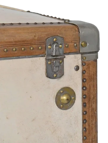 Antieke reiskoffer-kledingkast uit de jaren 1930