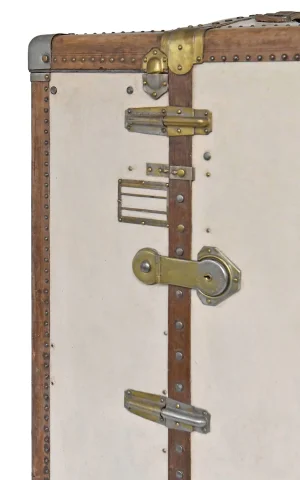Antieke reiskoffer-kledingkast uit de jaren 1930