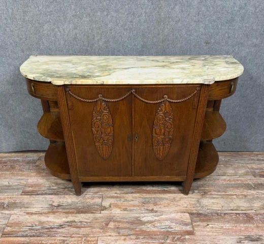 Art-Déco-Enfilade-Buffet aus Eiche, im Geschmack der Kreationen von Maurice Dufrêne — Sehr guter Zustand