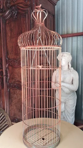 大型装飾用金属製鳥かご — 20世紀前半の作品 — 普通の状態