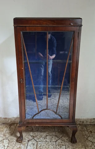 Präsentationsvitrine aus Mahagoni, Englischer Stil — Guter Zustand