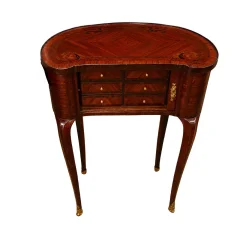 Commode de Dame in Marquetry, Louis XV style