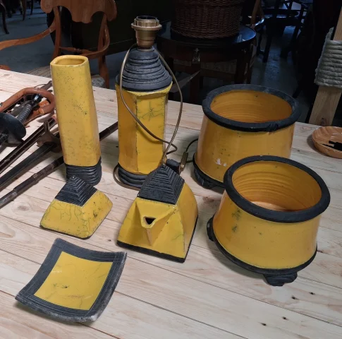 Art Deco ceramic desk set — Good condition