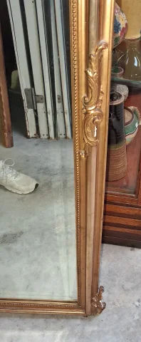 Grand miroir de cheminée de style Luis XV — Buen estado