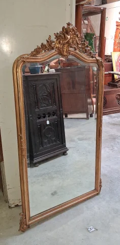 Grand miroir de cheminée de style Luis XV — Buen estado