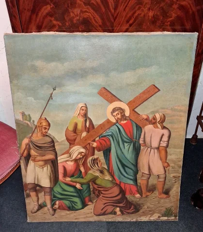 Chemin de Croix – Jesús encuentra a las Santas Mujeres de Jerusalén — Buen estado