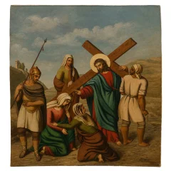 Kreuzweg – Jesus begegnet den heiligen Frauen von Jerusalem