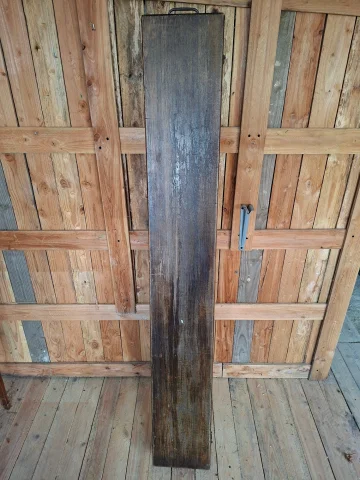 Catalejo antiguo en latón con estuche de madera – siglo XIX — Buen estado
