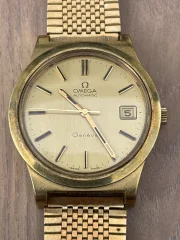 Reloj Omega automático chapado en oro años 1970–1980 | Esfera de 36 mm