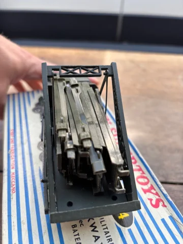 Dinky Super Toys Militär-LKW Brockway mit Pontonbrücke — Guter Zustand