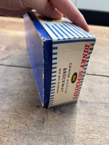 Dinky Super Toys Militär-LKW Brockway mit Pontonbrücke — Guter Zustand