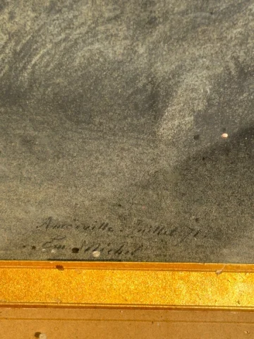 Zeichnung von Émile François Michel, Figuren am Wasser — Guter Zustand